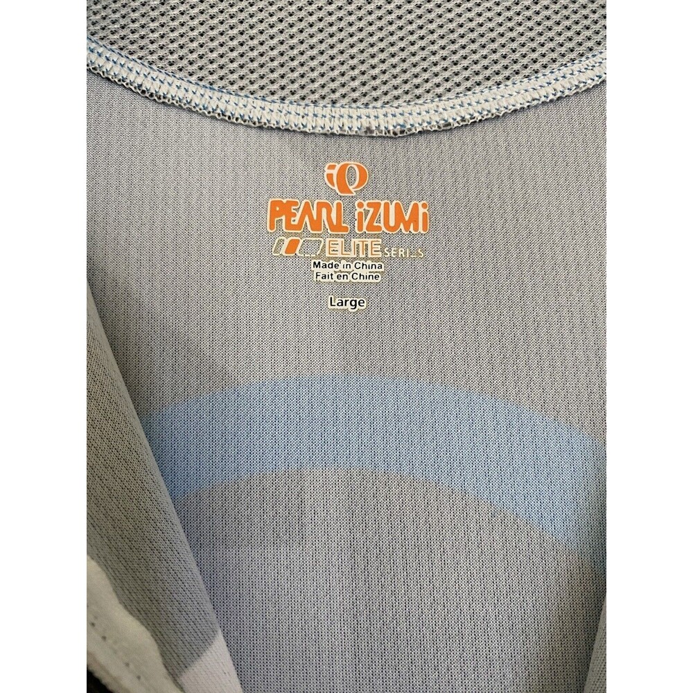 Pearl Izumi Cycling Jersey Men's Large Elite Series Gray Toyota Biking Full Zip - Picture 8 of 16